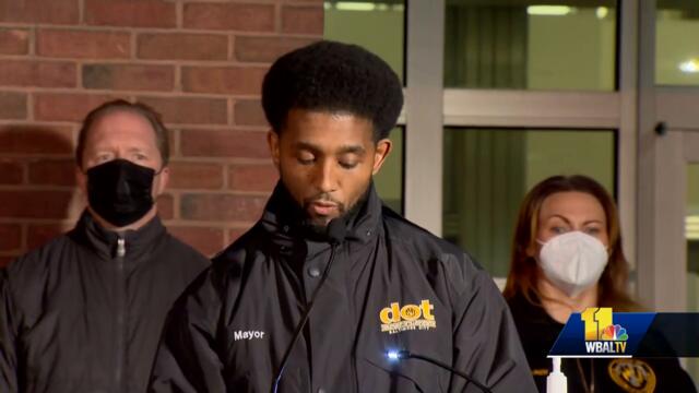 Raw: Baltimore mayor updates snow preparedness efforts