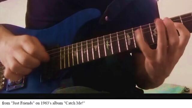 Very cool BLUESY Lick by Joe on Just Friends