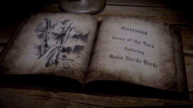 RIVERWOOD - QUEEN OF THE DARK FT. @Annie Hurdy Gurdy   (OFFICIAL LYRICS VIDEO) - Egyptian Folk Metal