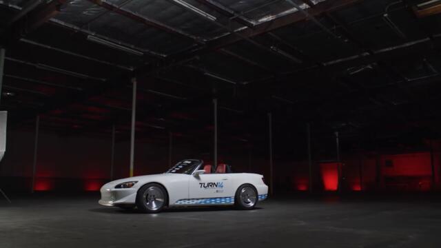 Tesla Converted 500hp Honda S2000 -- All-Electric!