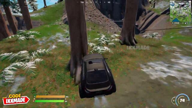 Stoße einen Purzelbaum um, während du ein Fahrzeug fährst (1) | Fortnite Woche 11 Auftrag