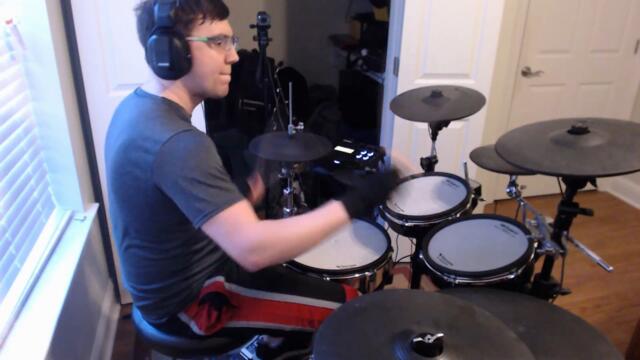 [Drum Cover] - [Q] - Calliope Mori x Gawr Gura x DECO27 (eufrik Metalcore Remix)