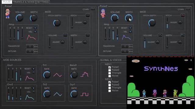 SynthNes - Usher Cover