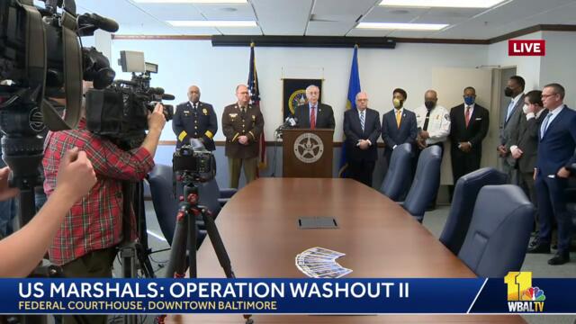 LIVE: U.S. Marshals and Maryland officials announce results of Operation Washout II - www.wbaltv.com