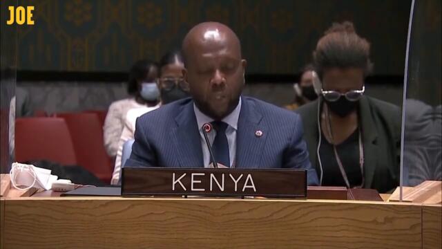 Ukraine: Kenyan ambassador's incredible speech to UN