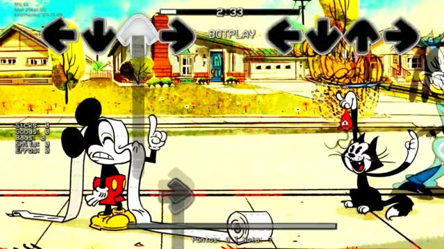 dejection Suicide Mouse VS Mickey Mouse in Friday Night Funkin - Mickey vs FNF