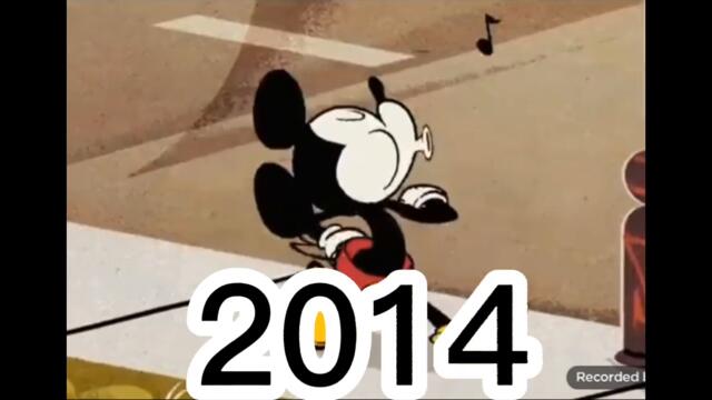 A Evolução do Mickey Mouse Parte 12(Música Diferente)