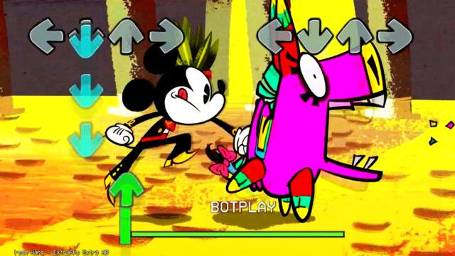 execution Lord X 2.0 VS Mickey Mouse in Friday Night Funkin - Sonic.EXE vs FNF