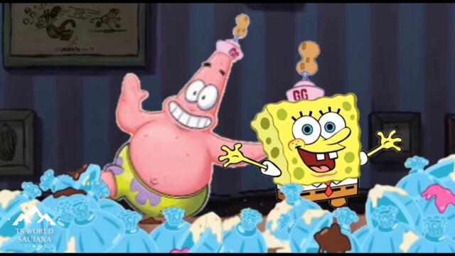 SpongeBob & Patrick are high on sugar (with subtitles)