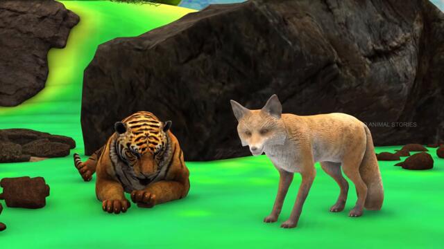 सोने का शेर - GOLDEN LION KING | Funny Animals Stories | Hindi Kahaniya | Wild Animals