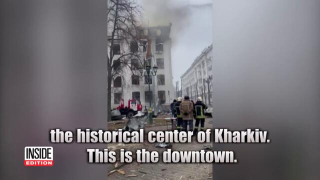 Missile Strikes as Ukrainian Man Shoots Selfie Video