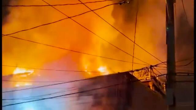 Neighbor's video shows flames consuming Canton rowhome