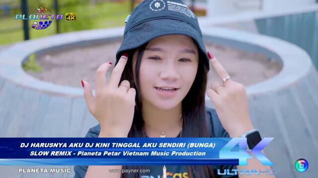 DJ HARUSNYA AKU DJ KINI TINGGAL AKU SENDIRI (BUNGA) SLOW REMIX - Planeta Petar Vietnam Music Production