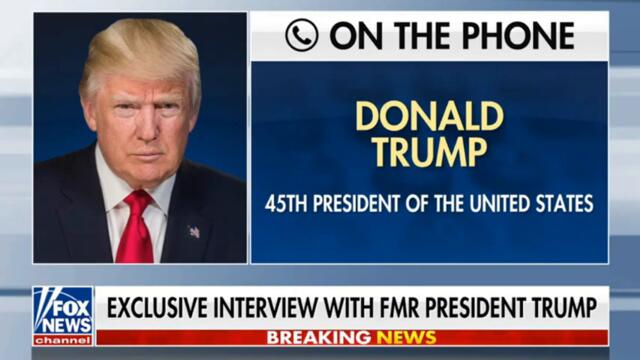 Former President Trump's Interview On Fox News' Sean Hannity Show(FULL)