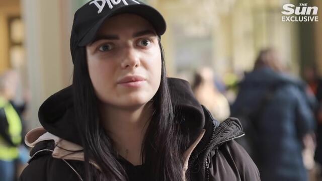 Ukrainian refugee flees war torn Kharkiv to Poland