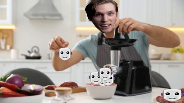 JERMA PUTS YOU IN A MEAT GRINDER [Jerma Meat Grinder Remix]