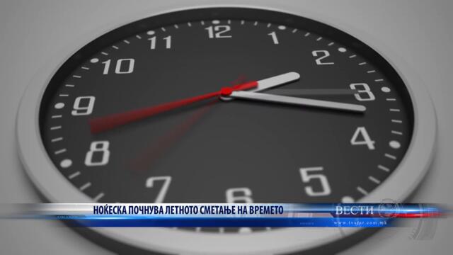 НОЌЕСКА ПОЧНУВА ЛЕТНОТО СМЕТАЊЕ НА ВРЕМЕТО 26 03 2022