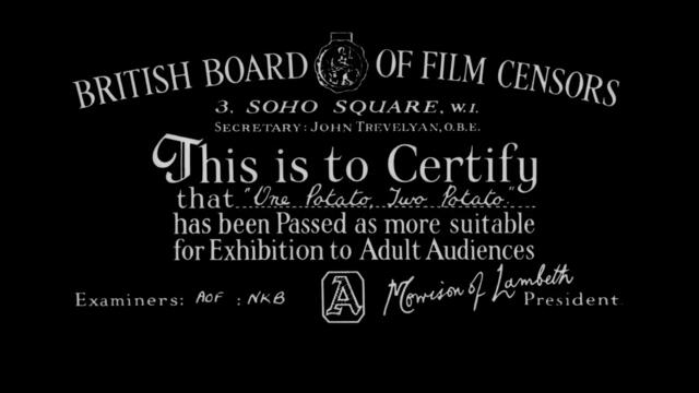 Един картоф, два картофа  One Potato, Two Potato  (1964) Бг Аудио Част 1