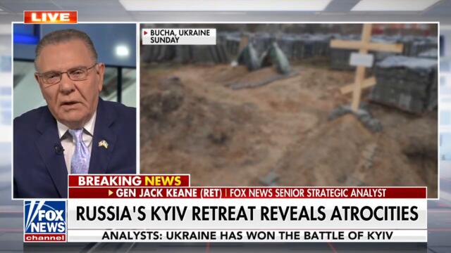 Civilian massacre in Kyiv suburb shows ‘morally bankrupt’ Russian regime Gen  Keane