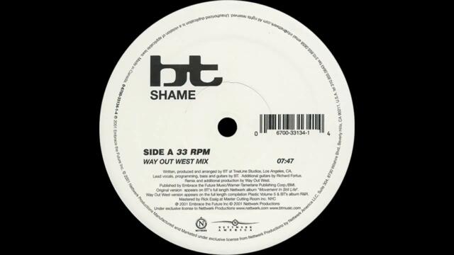 BT ‎– Shame (Way Out West Remix)