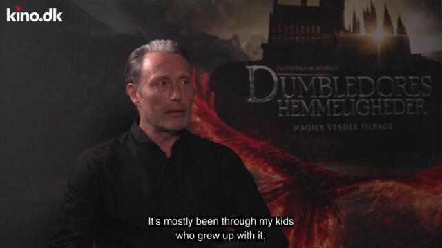 Interview: Mads Mikkelsen about 'Fantastic Beasts 3', Harry Potter and Jude Law | English subtitles