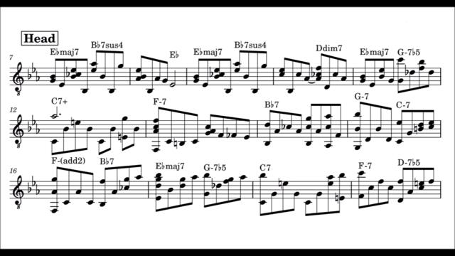 Pasquale Grasso - When I fall in Love Transcription
