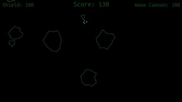 Asteroid game with minimal physics using GJK algorithm as collision detection