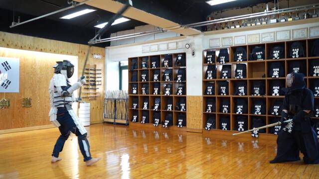 Korea's 'WAR FLAIL' breaks with a katana