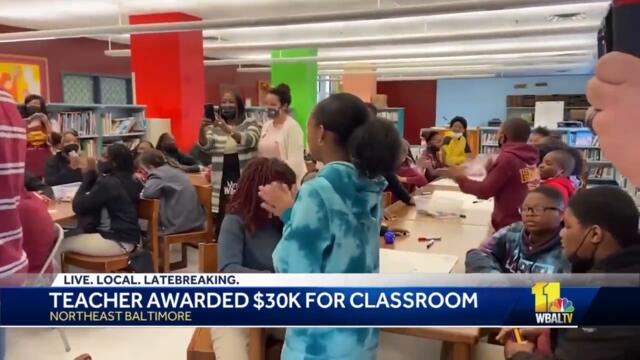 Science teacher in Baltimore wins $30K through CIA competition