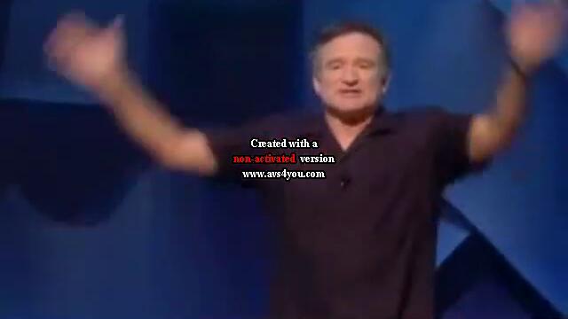 Robin Williams | Stand Up | Bono Stop Clapping Your Hands