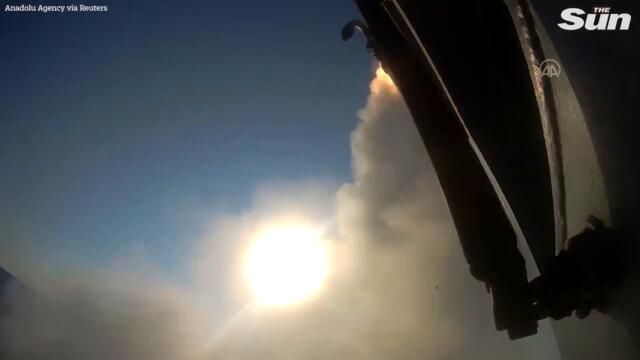 Russia launches Kalibr missiles at Ukrainian railway station in Dnipro