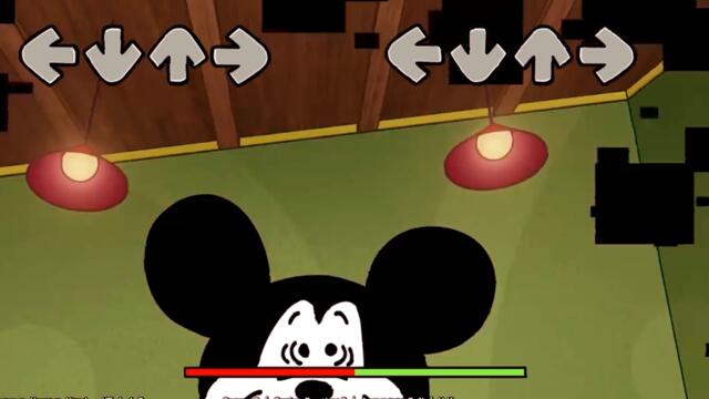 Mickey Mouse Vs Sonic.EXE in Friday Night Funkin' be like.....