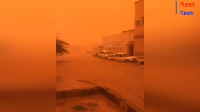 The desert is sinking! Heavy rains in Saudi Arabia flood Arar
