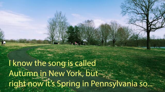 Autumn In New York - piano solo, jazz standard with gorgeous photo slideshow