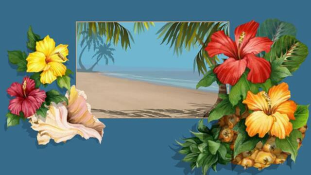 A Tropical Treat - animated ecard by Jacquie Lawson