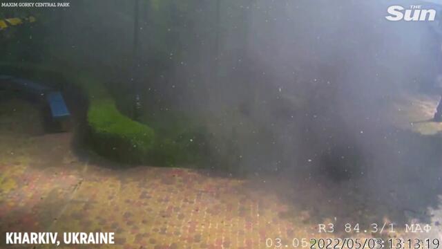 Russian rockets destroy children's amusement park in Kharkiv