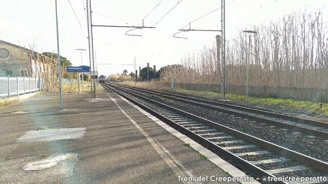 Treno Intercity 684 con E414.122+E414.123 & Tigre E652.077 LIS - in transito a Castagneto Carducci