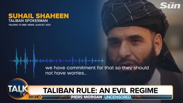 Taliban defends burqa mandate in fiery Piers Morgan clash