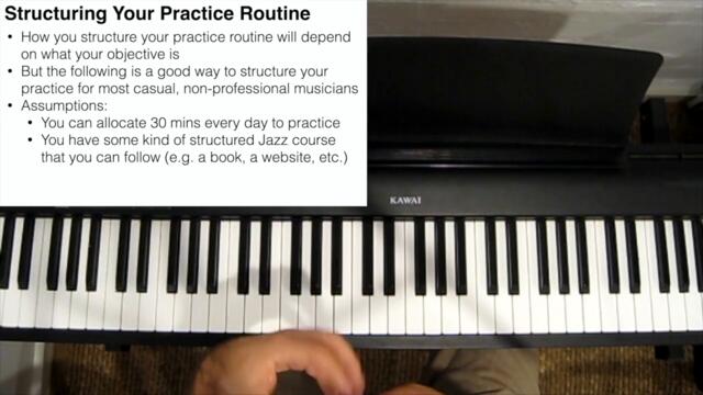 How to Structure Your Jazz Practice Routine