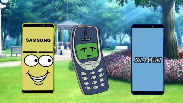 NOKIA vs Samsung vs Xiaomi BATTLE Animation  II vevo meme