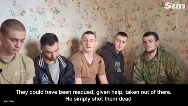 Russian officers 'kill own wounded soldiers rather than treat them' say POWs