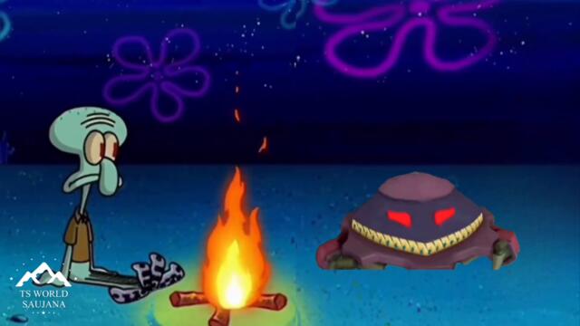 Patrick turns into Probe (with subtitles)