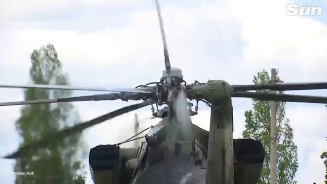 Russian Ka-52 Killer helicopters carry out combat ops on Ukrainian targets