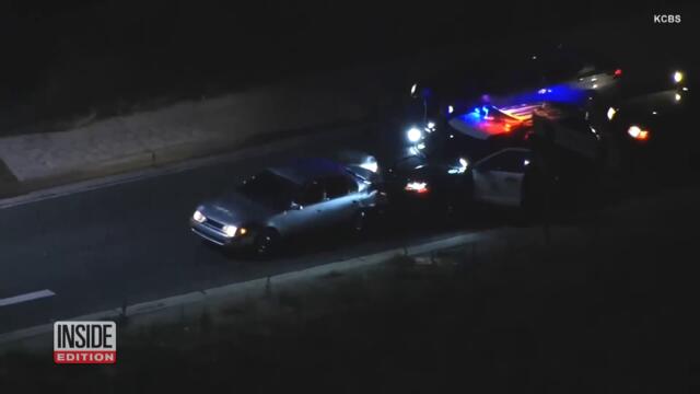 Suspect in Police Chase Backs Into Patrol Car: Report