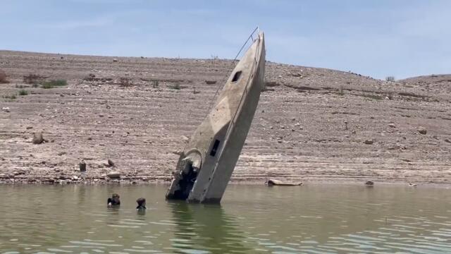 Lake Mead exposing more sunken relics