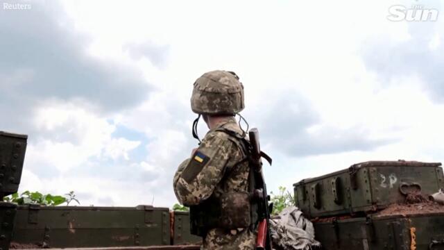 Ukrainian soldiers brace themselves in frontline trenches of Donetsk