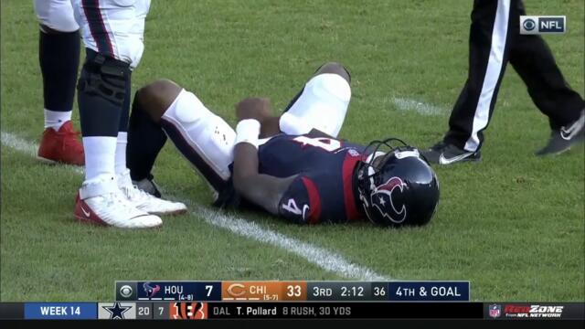 Deshaun Watson Gets Hit Where it Hurts Most 😷