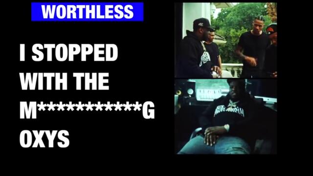 MAXO KREAM - WORTHLESS [OFFICIAL LYRIC VIDEO]