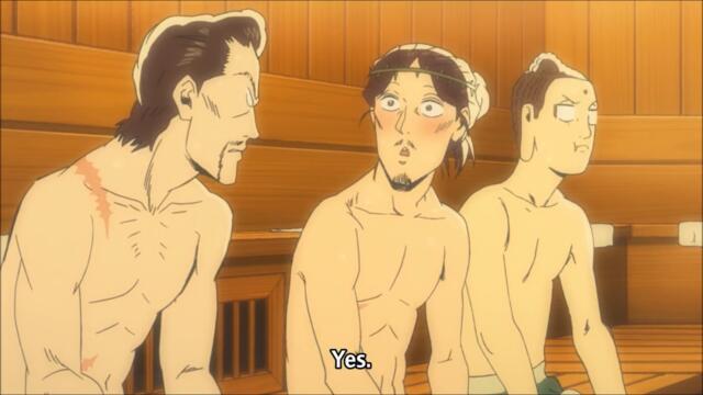 Saint Oniisan - Sauna Scene