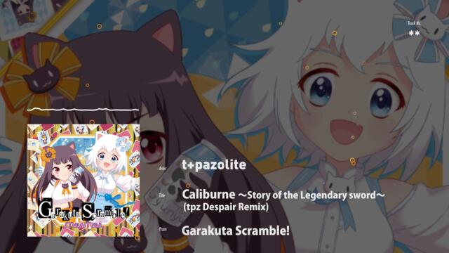Project Grimoire, t+pazolite - Caliburne 〜Story of the Legendary sword〜 (tpz Despair Remix)
